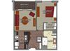 1 Bed 1 Bath Style B2