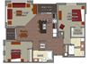 2 Bed 2 Bath Style D2