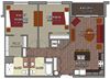 2 Bed 2 Bath Style D3