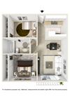 Two Bedroom One Bath