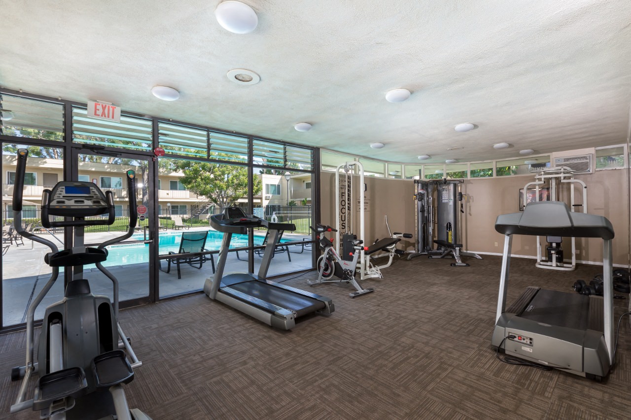 Fitness Center  at Clair Del Gardens, Long Beach, CA