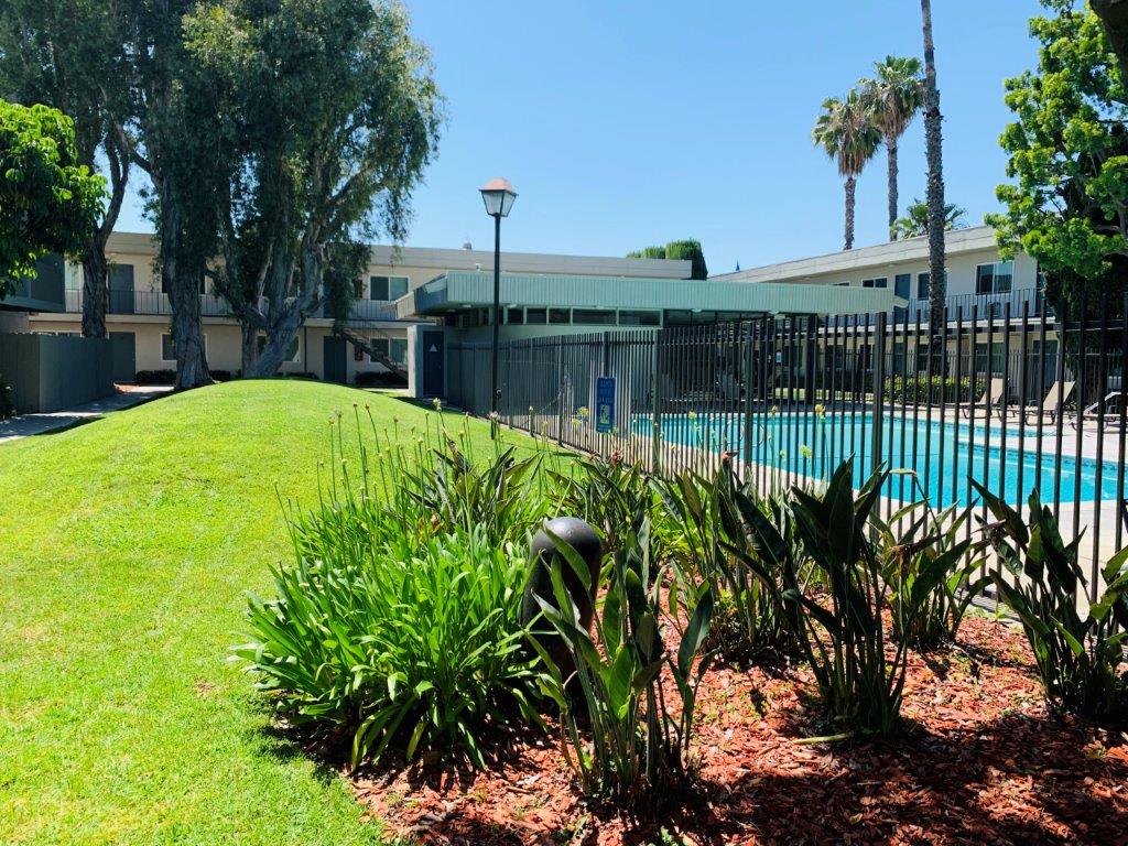 Pool Area  at Clair Del Gardens, Long Beach, CA, 90807