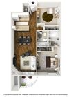 2 Bed 2 Bath Plan A