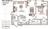 Interiors 1 Bedroom apartment with Attached Garage and Updated Kitchen featuring Breakfast Bar and Pantry, Open-Concept Living and Dining, Washer/Dryer, Queen Size Bedroom, Walk in Closet, Patio or Balcony and Optional Fireplace in Select Homes