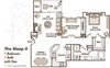 Interiors 1 Bedroom apartment with Den and Updated Kitchen featuring Breakfast Bar and Pantry, Open-Concept Living and Dining, Washer/Dryer, Queen Size Bedroom, Walk in Closet, Patio or Balcony and Optional Fireplace in Select Homes