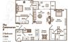 Interiors 2 Bedroom Apartment with Garage, Updated Kitchen featuring Breakfast Bar, Open-Concept Living and Dining, Washer/Dryer, Built in Desk, Dual Master Suites, Walk in Closets, 2 Spa Baths, Patio or Balcony and Optional Fireplace in Select Homes