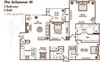 Interiors 3 Bedroom Apartment with Garage and Updated Kitchen featuring Breakfast Bar, Open-Concept Living and Dining, Washer/Dryer, Built in Desk, 3 California King and Queen Size Bedrooms, Walk in Closets, 2 Spa Baths, Patio or Balcony and Optional Fireplace in Select Homes