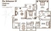 Interiors 3 Bedroom Apartment with Updated Kitchen featuring Breakfast Bar, Open-Concept Living and Dining, Washer/Dryer, Built in Desk, 3 California King and Queen Size Bedrooms, Walk in Closets, 2 Spa Baths, Patio or Balcony and Optional Fireplace in Select Homes