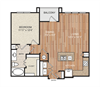 A7 Floor Plan A7 Floor Plan at Berkshire Medical District, Texas