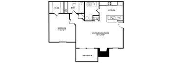 The Hampton Floor Plan at The Berkshires at Vinings, Smyrna, GA
