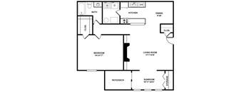 The Berkley Floor Plan at The Berkshires at Vinings, Smyrna, 30080