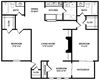 The Davenport Floor Plan The Davenport Floor Plan at The Berkshires at Vinings, Smyrna, Georgia