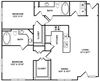 D4 Floor Plan D4 Floor Plan at The Plaza Museum District, Houston, Texas