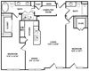 D5 Floor Plan D5 Floor Plan at The Plaza Museum District, Houston