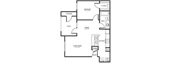A2 Floor Plan at Stoneleigh on Spring Creek, Garland, TX