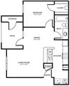 A2 Floor Plan A2 Floor Plan at Stoneleigh on Spring Creek, Garland, TX
