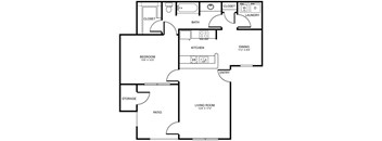 A4 Floor Plan at Stoneleigh on Spring Creek, Garland, Texas