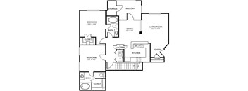 D3 Floor Plan at Stoneleigh on Spring Creek, Garland, TX