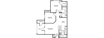 B1 Floor Plan at Stoneleigh on Spring Creek, Texas, 75044