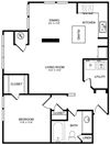 A4S Floor Plan A4S Floor Plan at Highlands Hill Country, Texas, 78745