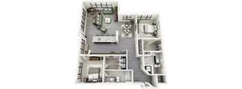 Parrish Floor Plan at Berkshire Ninth Street, North Carolina, 27705