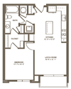 A12 Floor Plan A12 Floor Plan at Berkshire Terminus, Georgia, 30305