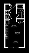 Studio 2 Floor Plan Studio 2 Floor Plan at Berkshire Terminus, Georgia