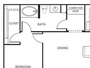A6D Floor Plan A6D Floor Plan at The Core, Houston