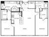 D2 Floor Plan D2 Floor Plan at The Core, Texas