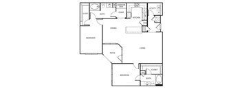 D3 Floor Plan at The Core, Texas, 77007