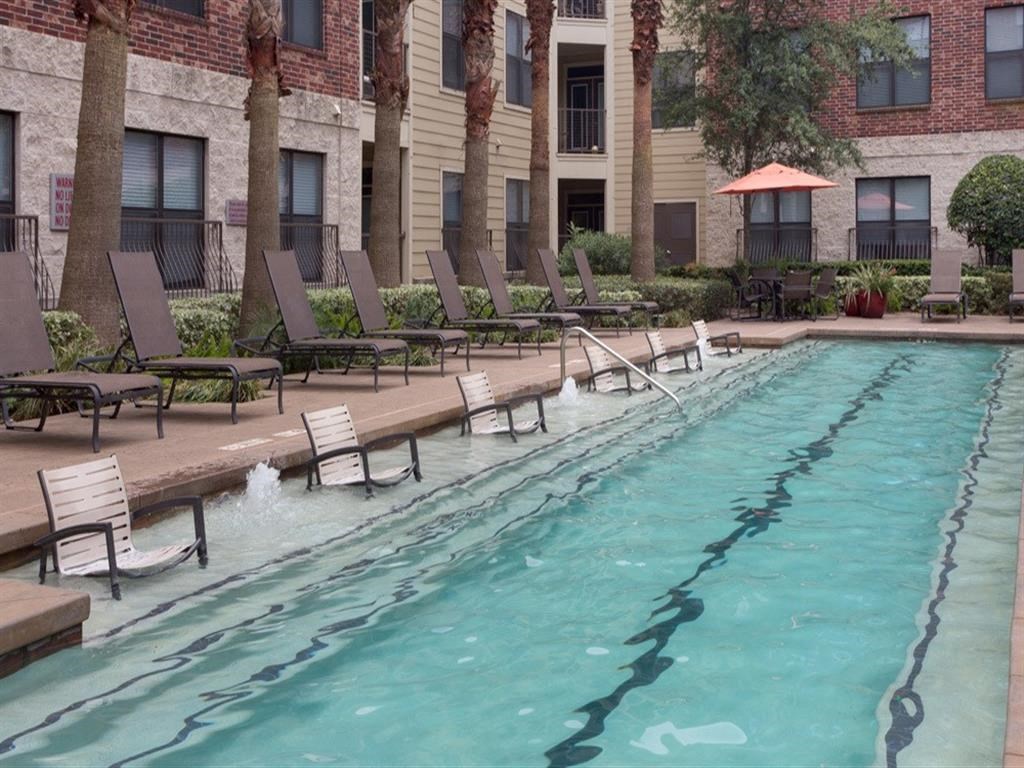 Swimming Pool with Lounge Seating at The Core, Texas, 77007