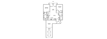 D3 Floor Plan at The Pradera, Richardson