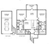 E2a Floor Plan E2a Floor Plan at The Pradera, Richardson, TX, 75080
