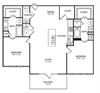 E3 Floor Plan E3 Floor Plan at The Pradera, Richardson, TX