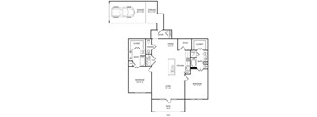 E5 Floor Plan at The Pradera, Richardson, TX, 75080