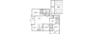 I1 Floor Plan at The Pradera, Richardson