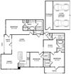 I2 Floor Plan I2 Floor Plan at The Pradera, Texas
