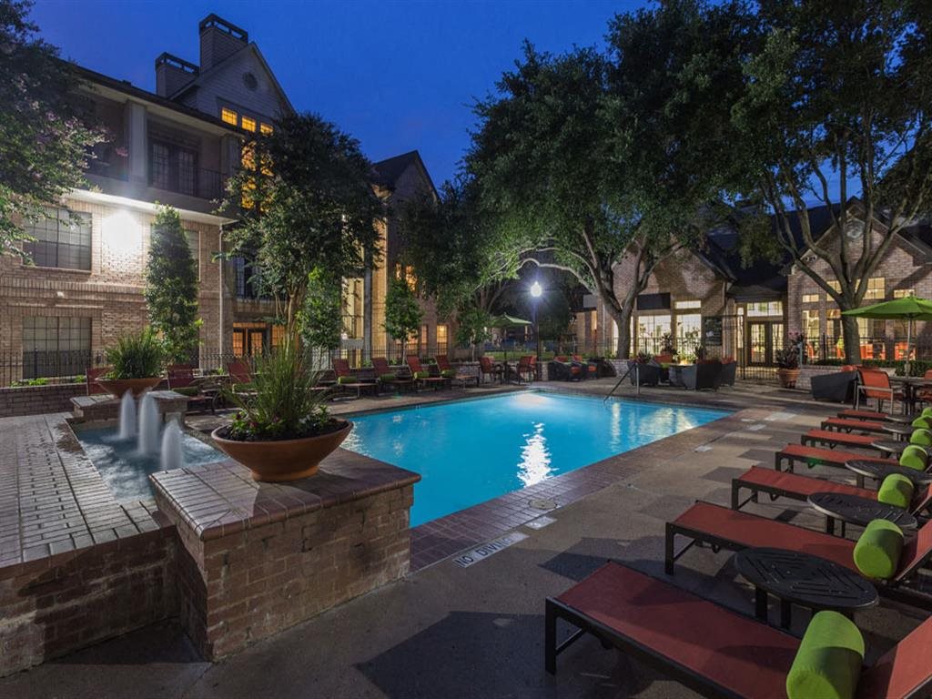Amenities-Poolside Lounge Area Poolside Lounge Area at Greenbriar Park, Houston, TX