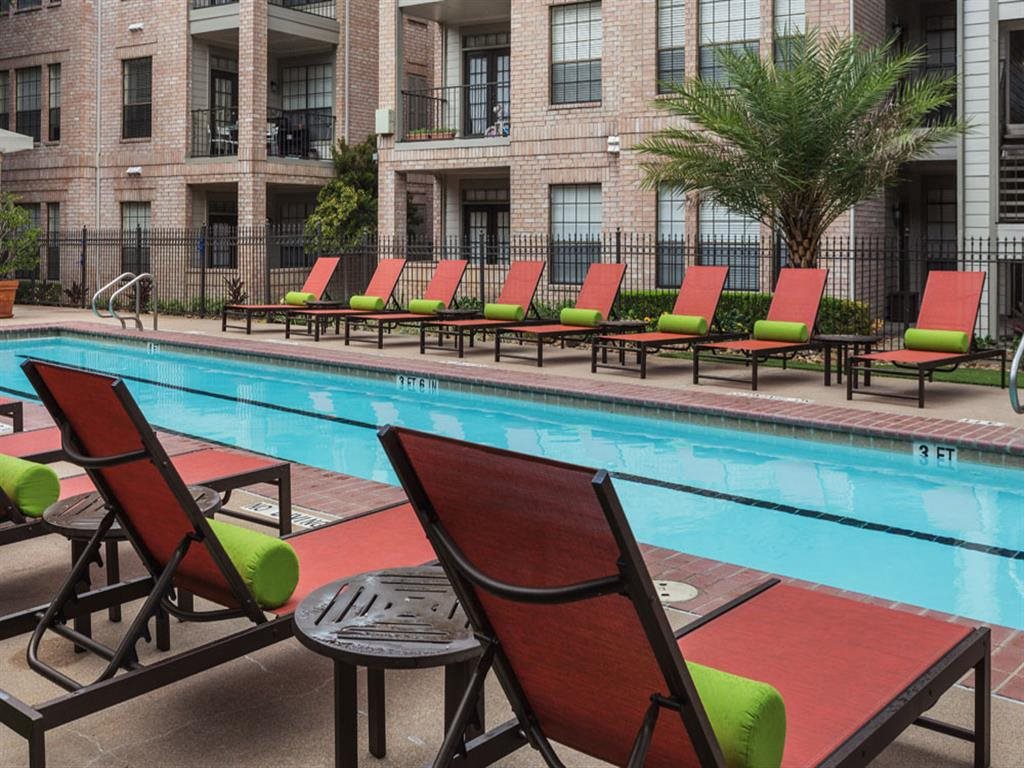 Amenities-Pool With Sunning Deck Pool With Sunning Deck at Greenbriar Park, Houston, TX