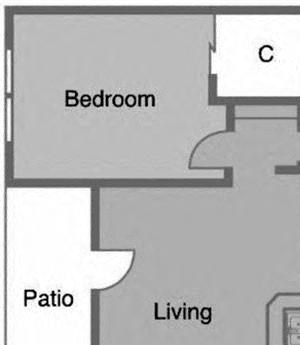 A2 Floor Plan A2 Floor Plan at Greenbriar Park, Houston, 77030