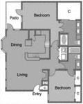 D3 Floor Plan D3 Floor Plan at Greenbriar Park, Texas