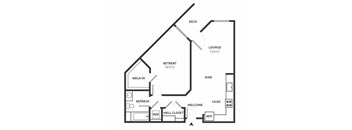 A14 Floor Plan at Aire, San Jose, 95134
