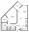 A23 Floor Plan A23 Floor Plan at Aire, San Jose, California