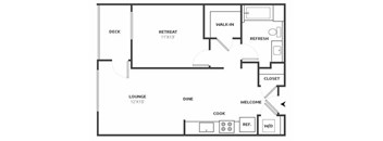A8 Floor Plan at Aire, San Jose, CA
