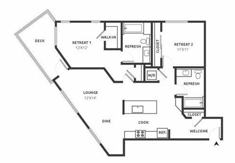 D17 Floor Plan at Aire, San Jose, 95134