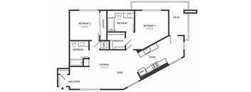 D19 Floor Plan at Aire, San Jose, California