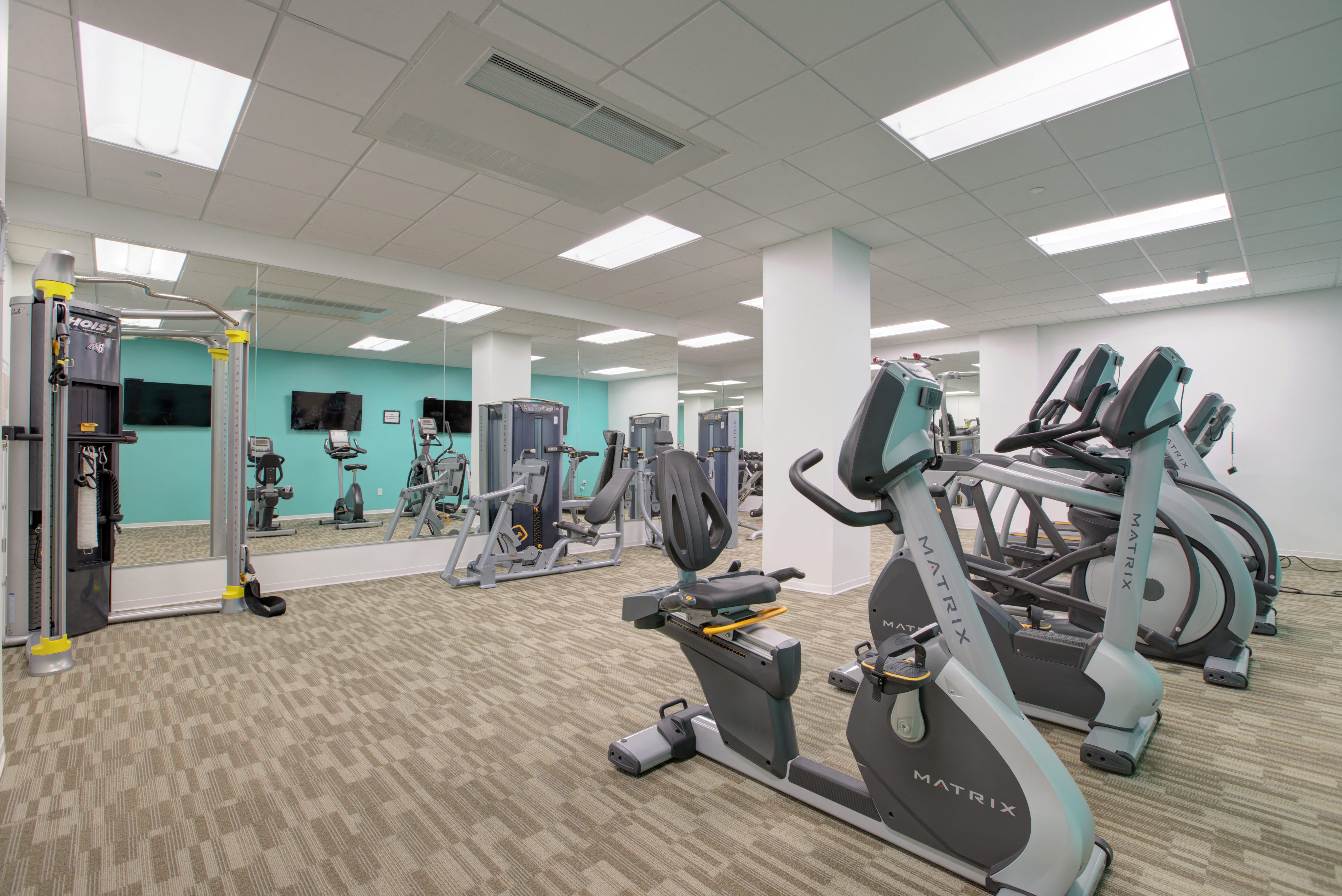 Fitness Room at The Equitable Building, Iowa