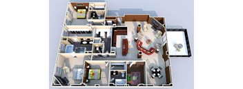 3 bedroom 3.5 bathroom Floor plan at The Equitable Building, Iowa, 50309