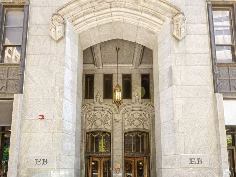 Locust St. entrance at The Equitable Building, Des Moines, 50309