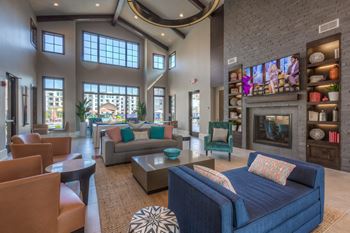 Community Clubhouse with Seating, TVs and Pool Table